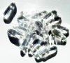 25 20x6mm Crystal Glass Claw Beads